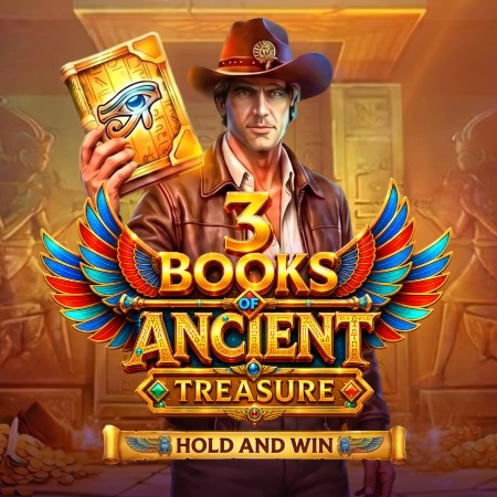 3 Books Of Ancient Treasure (Hold and Win)